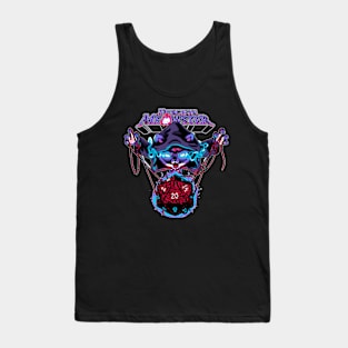 Dungeon Meowster Funny Nerdy Gamer Cat D20 Abletop RPG Tank Top